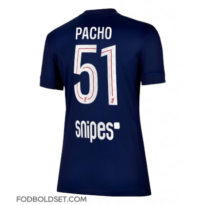 Paris Saint-Germain Willian Pacho #51 Hjemmebanetrøje Dame 2025-26 Kortærmet Paris Saint-Germain Willian Pacho #51 Hjemmebanetrøje Dame 2025-26 Kortærmet